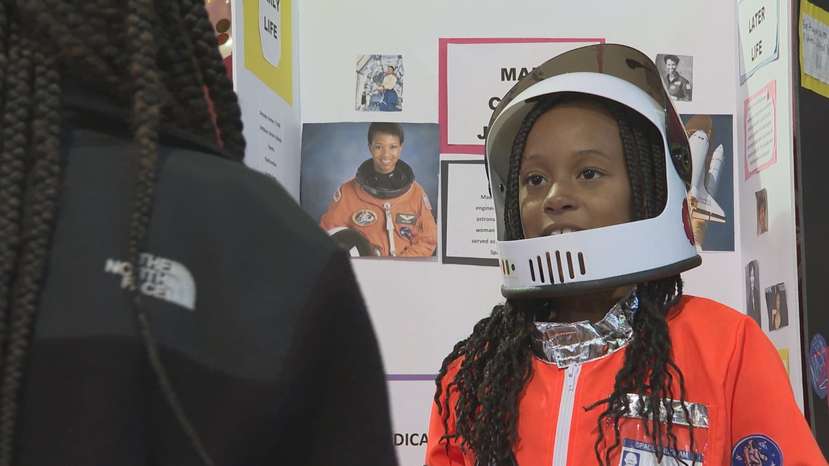 Philadelphia Elementary told stories of the past as they portrayed historic black figures who...