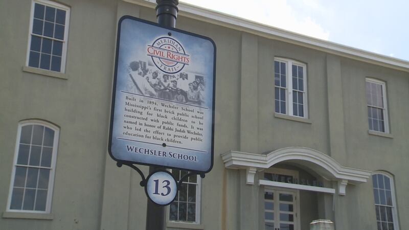 Wechsler School was built in 1894. Some additions came later as the population grew.