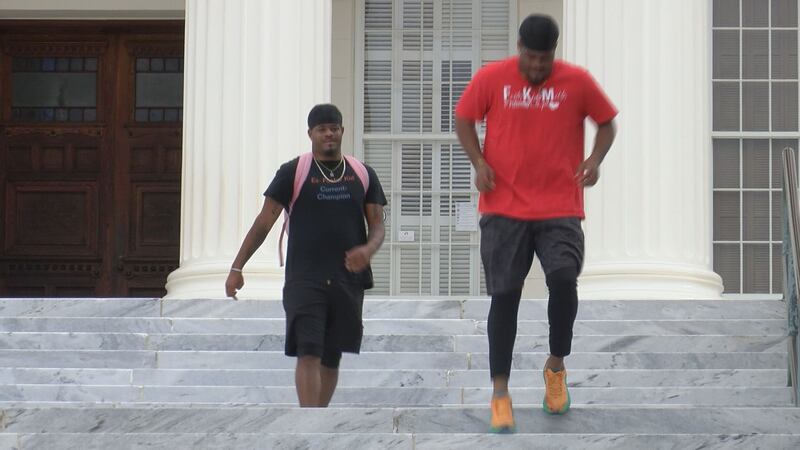 Twins Davon and Tavon Woods are walking 20 miles in every state to remind people that Foster...