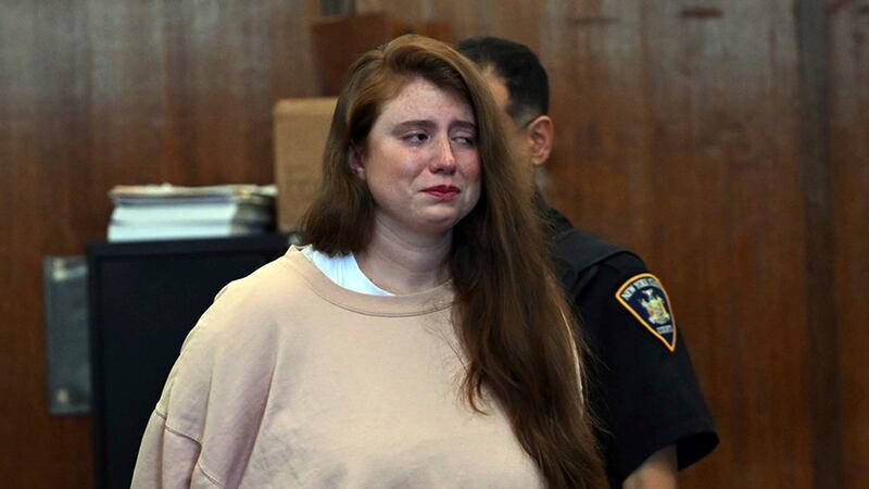 FILE - Lauren Pazienza appears in court Wednesday, Aug. 23, 2023, in New York. A New York...