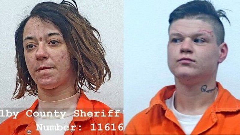 Tiffany Parker, 26, of Shelbyville, and Elizabeth Barton, 27, of Shelbyville, Texas.