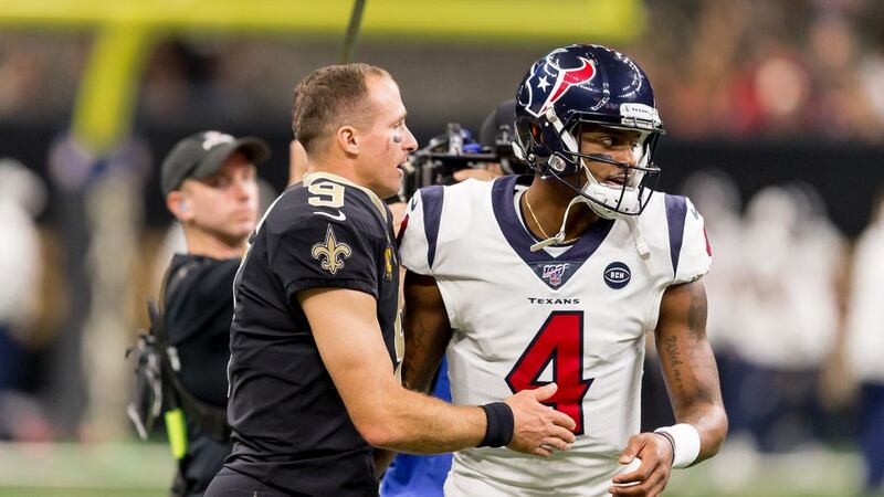 Drew Brees and the Saints will meet up with Deshaun Watson and the Texans on Aug. 29. (Source:...