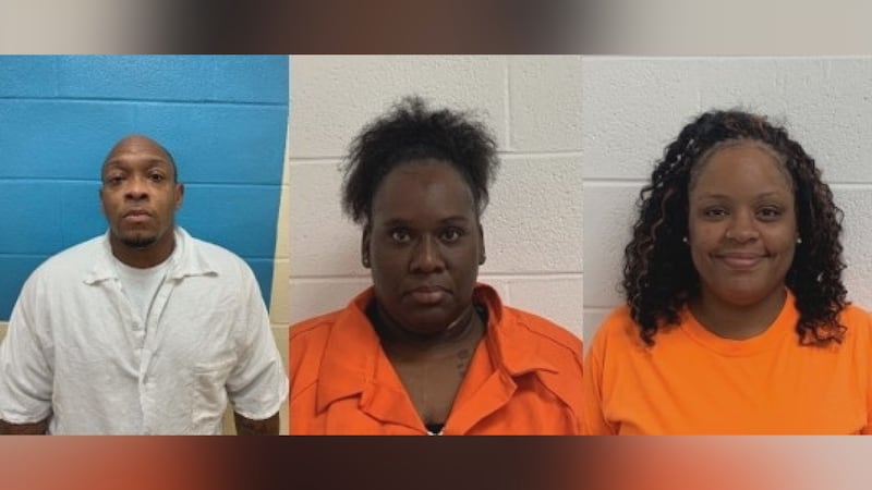 (Pictured left to right) Torrance Darnell Clayton, Shaneka Shorda Tisdale and Adaesha Janell...