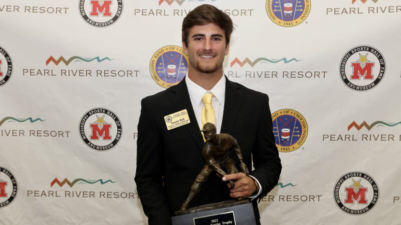 Pitcher Tanner Hall is the fourth Southern Mississippi player to take home the Ferriss Trophy.