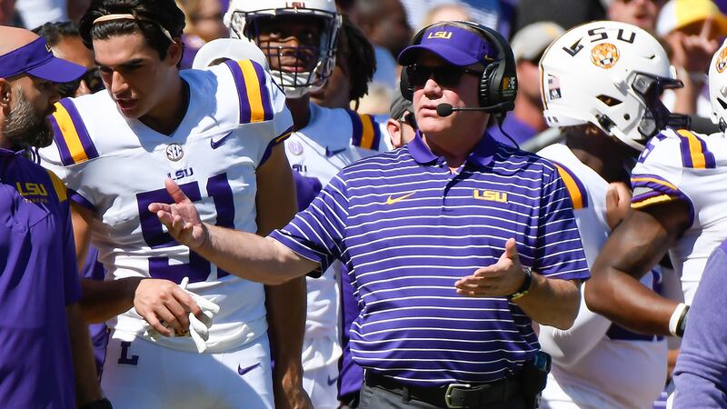 LSU head coach Brian Kelly