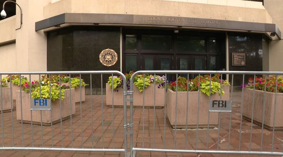 Fencing was installed recently in front of the FBI Headquarters in Washington, D.C., amid a...