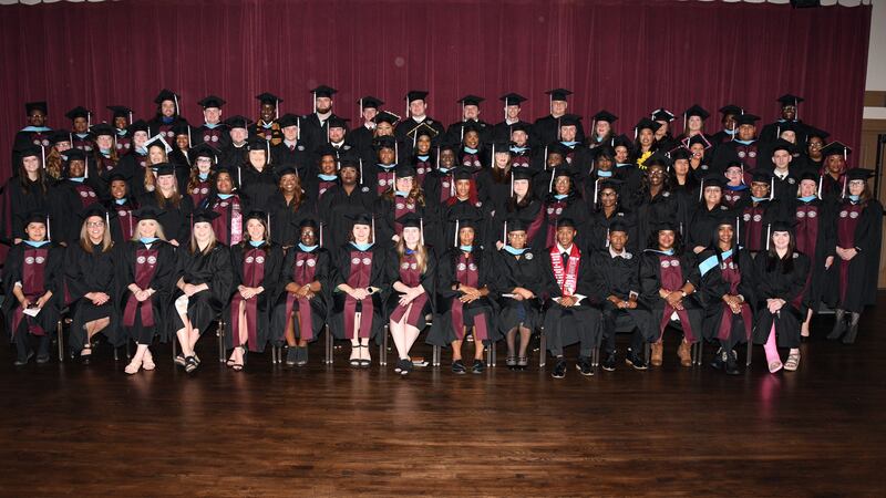 Mississippi State University-Meridian had its fall commencement Thursday, with 124 students...